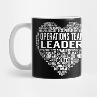 Operations Team Leader Heart Mug
